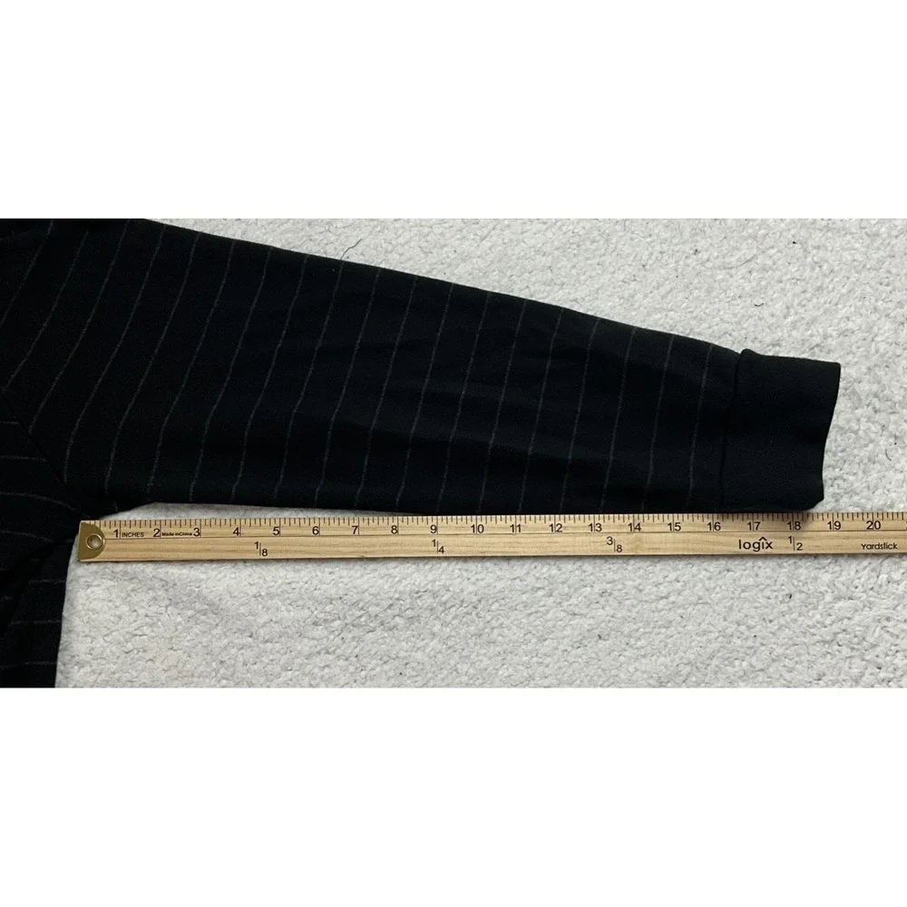 Calvin Klein Men's Black Long Sleeve Quarter Zip Pullover Sweater Size XL‎